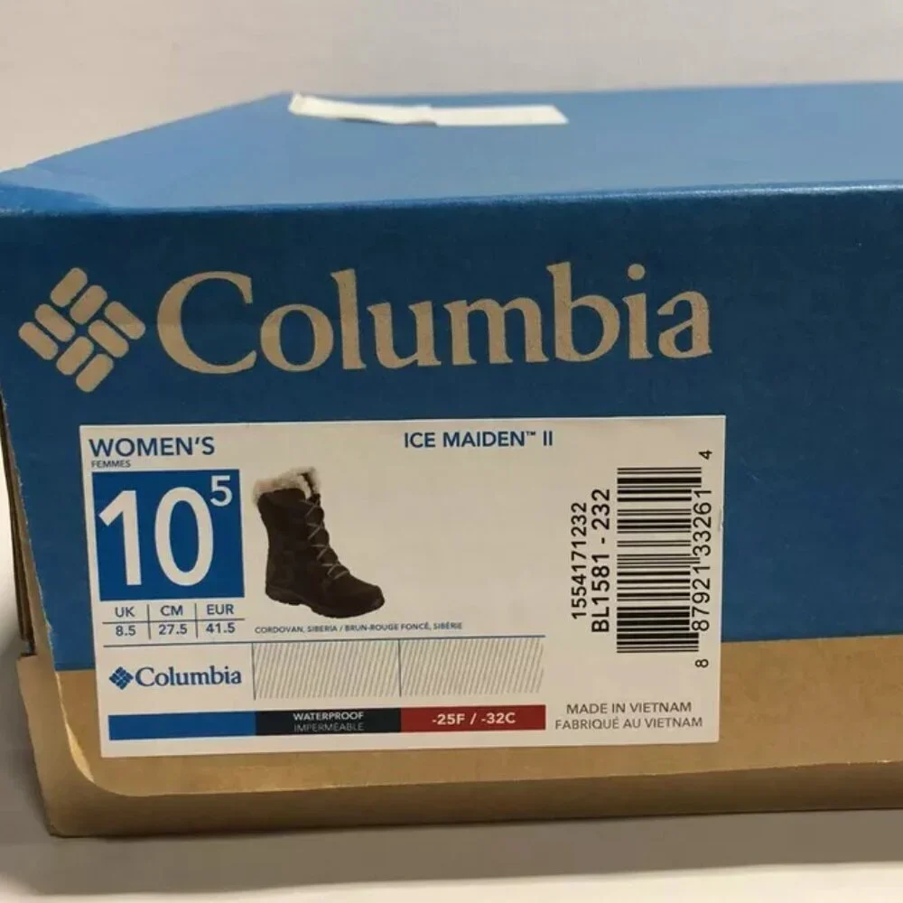 Columbia Women’s Ice Maiden II Boot Brown Size 10.5 M